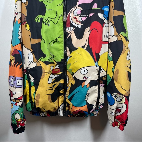 Members Only Nickelodeon Windbreaker Jacket - Picture 5 of 9